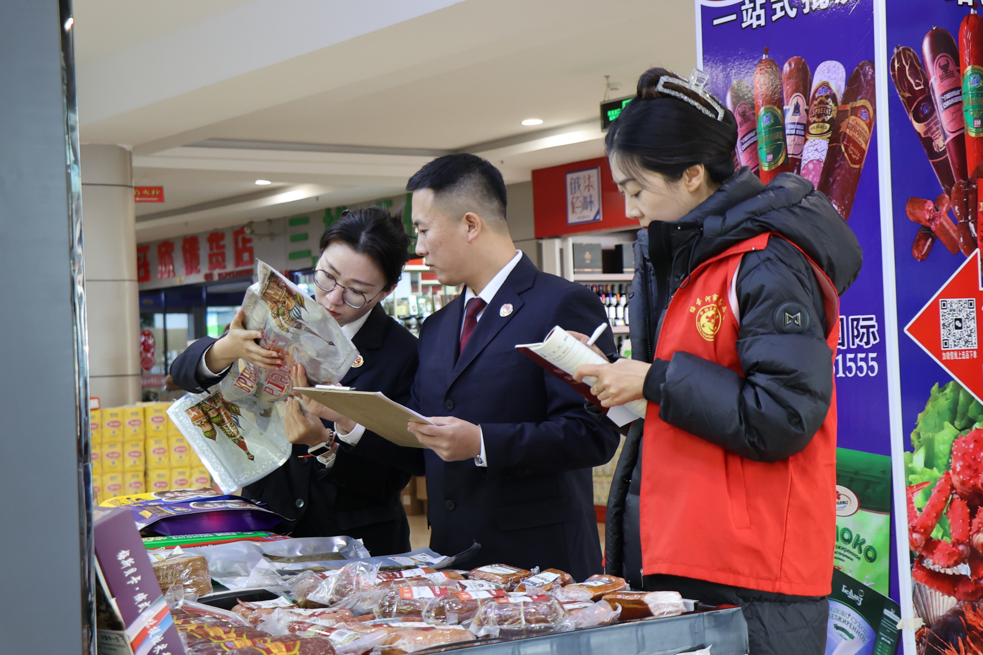 畅销的俄罗斯海鲜都贴上了中文标识