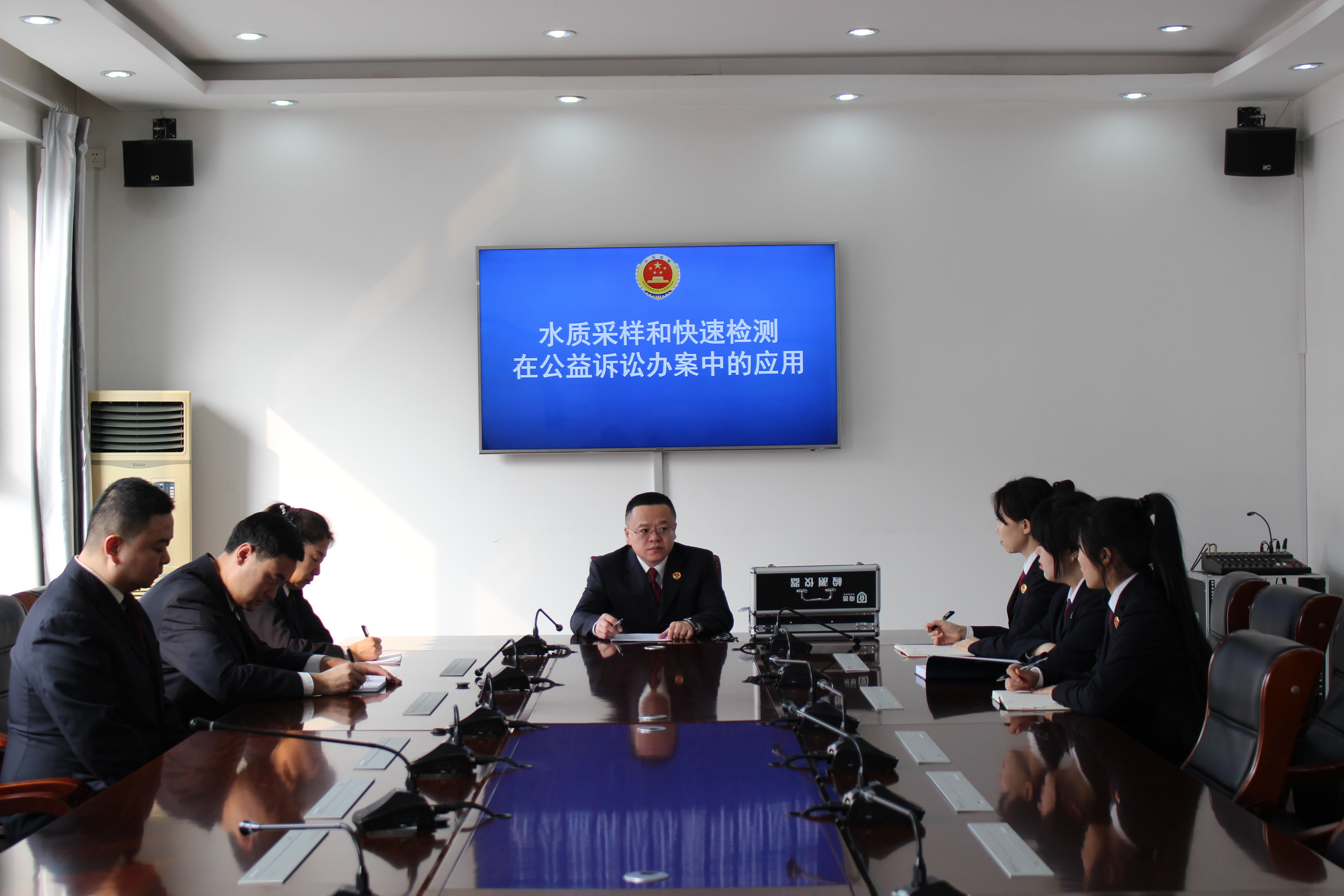 领导干部上讲台丨“头雁”领学授技能 碧水攻坚砺精兵