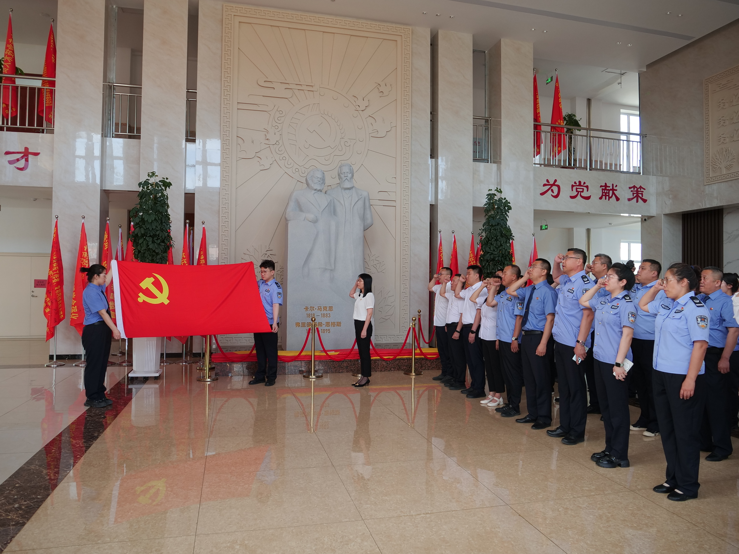 以党建红引领检察蓝 | 漠河市人民检察院党支部开展“身在...