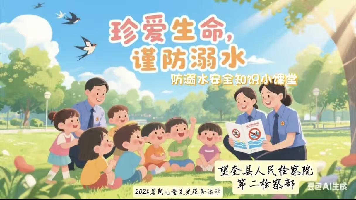 2025暑期儿童关爱服务活动|望检防溺水安全知识“小课堂”开课啦！
